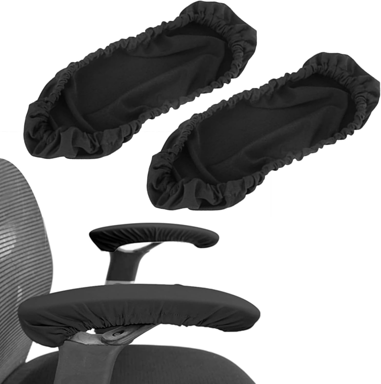 Amazon.com: 1 Pair Office Chair Armrest Covers, Removable Chair Armrest ... with