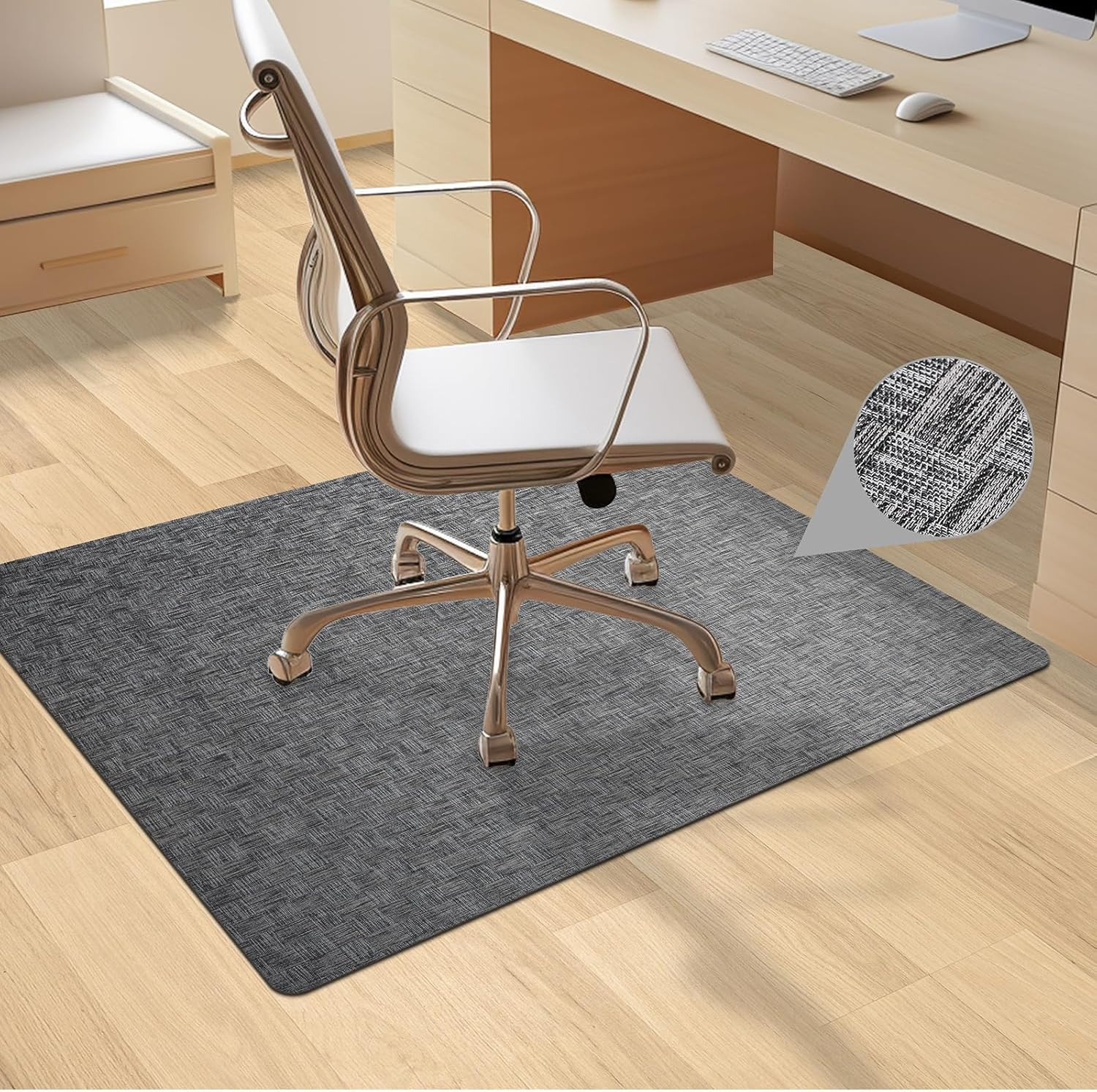 Amazon.com : Aibob Chair Mat For Hardwood Floor, 45 X 53 Inches ... for
