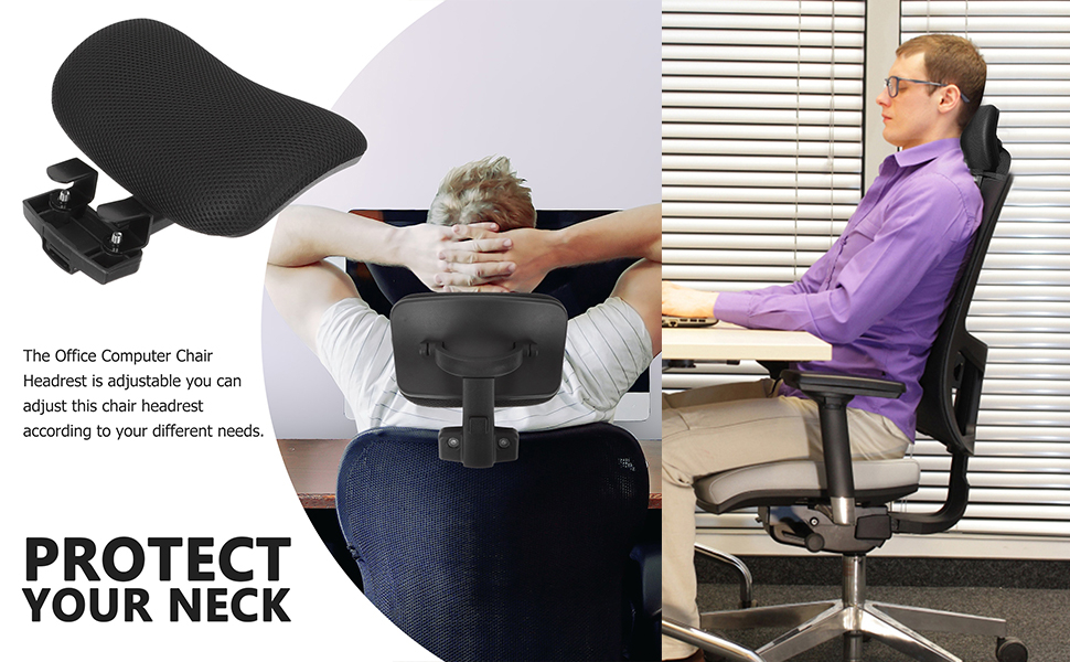 Amazon.com: Operitacx Office Chair Headrest Attachment, Adjustable Head ... regarding Unlock Deeper Comfort Understanding Your Office Chair Headrest Pillow
