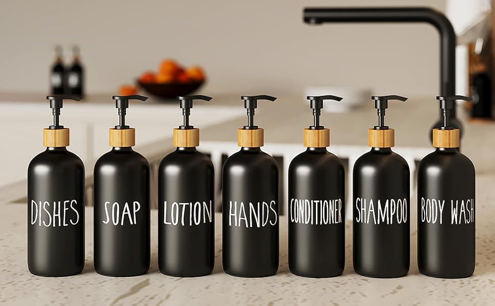 Amazon.com: Soap Dispenser,Dish Soap Dispenser For Kitchen Sink.glass ... for Effortless Elegance How Modern Soap Dispensers Elevate Your Kitchen