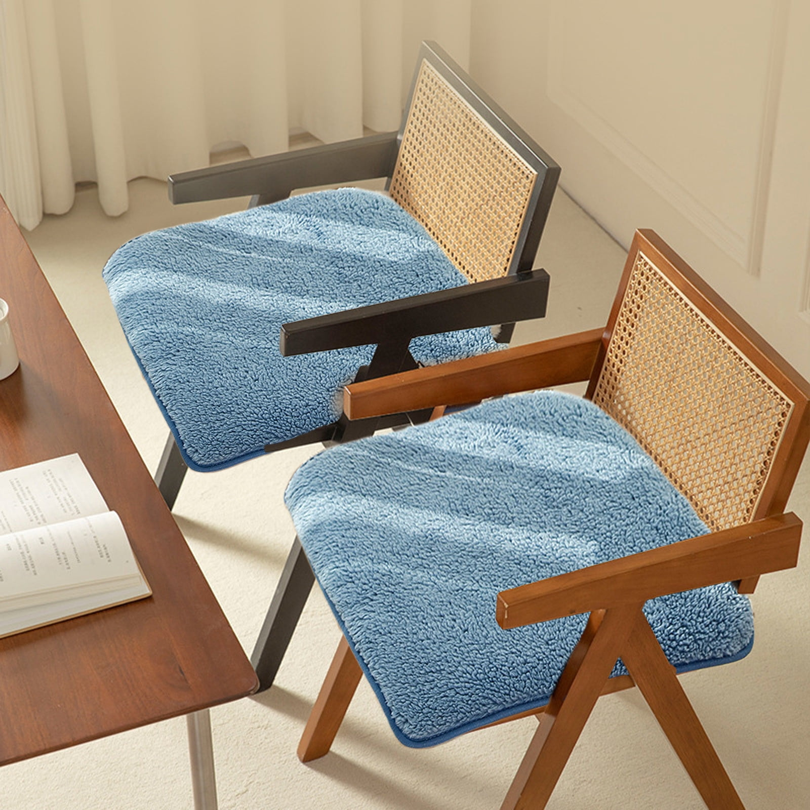 Ampiyan Thicken Soft Seat Cushion 18X18In, Non-Slip Office Chair Pad ... pertaining to