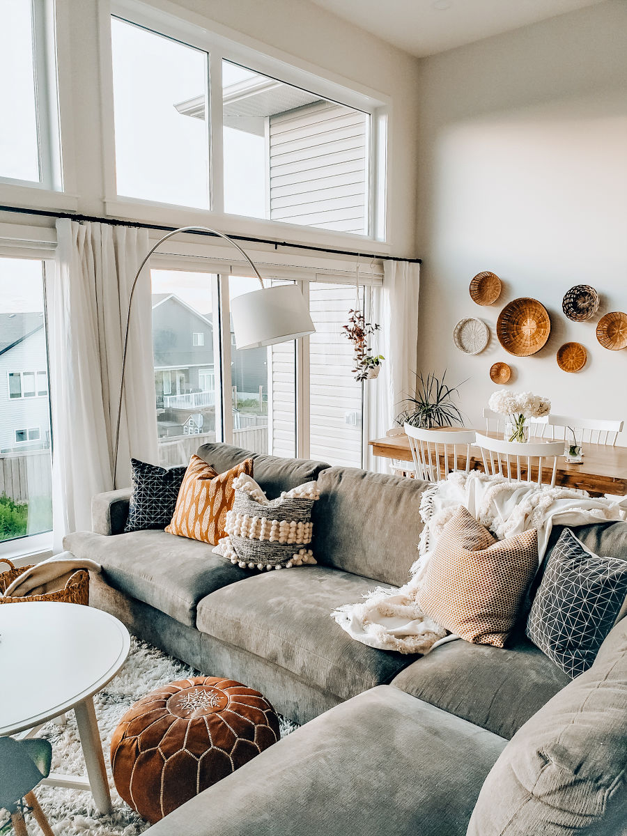 An Easy Way To Make Your Living Room Extra Cozy The Blush Home A ... inside From Cozy Corners to Efficient Workflows Small Bakery Design Inspiration