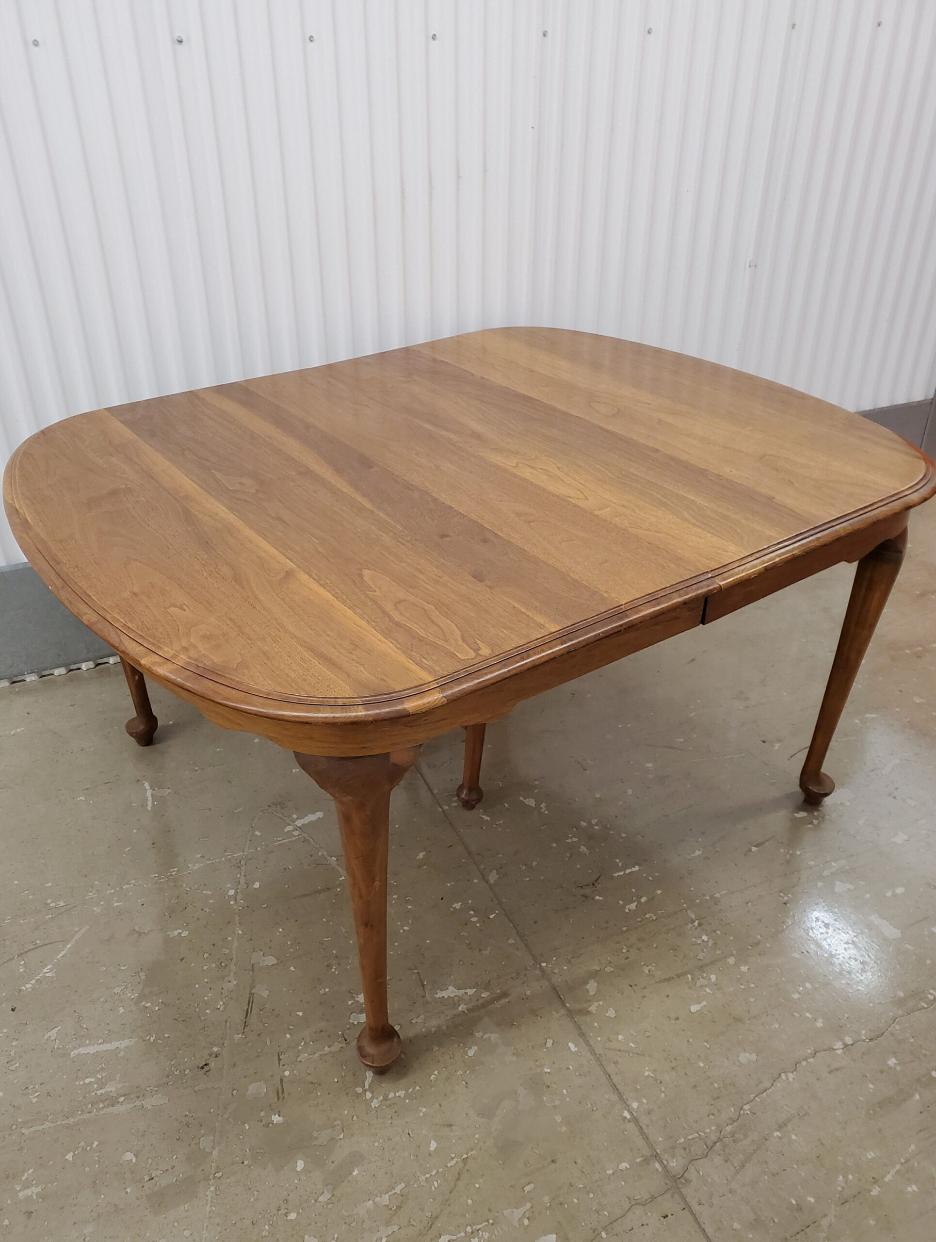 Antique Wood Dining Table, Large Dining Table, 6 Leg Table, Vintage ... with