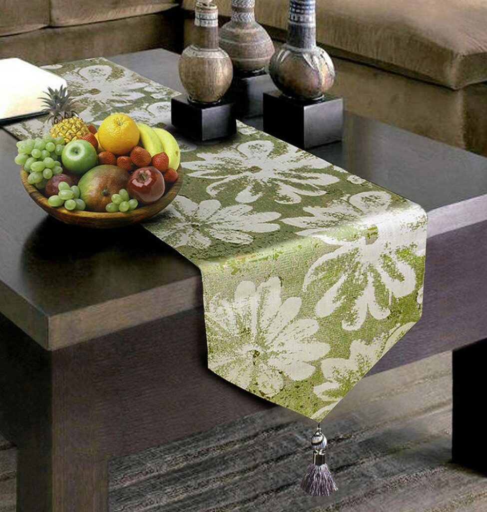 Attractive And Modern Dining Table Runner Design Ideas regarding