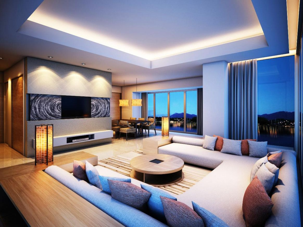 Awesome Living Rooms 15 Stylist Inspiration Modern Interior Design ... throughout From Drab to Fab Elevate Your Home with Cool Design Ideas