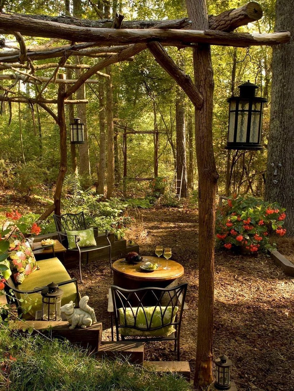 Awesome Rustic Backyard Design Ideas 01 | Backyard Landscaping ... pertaining to