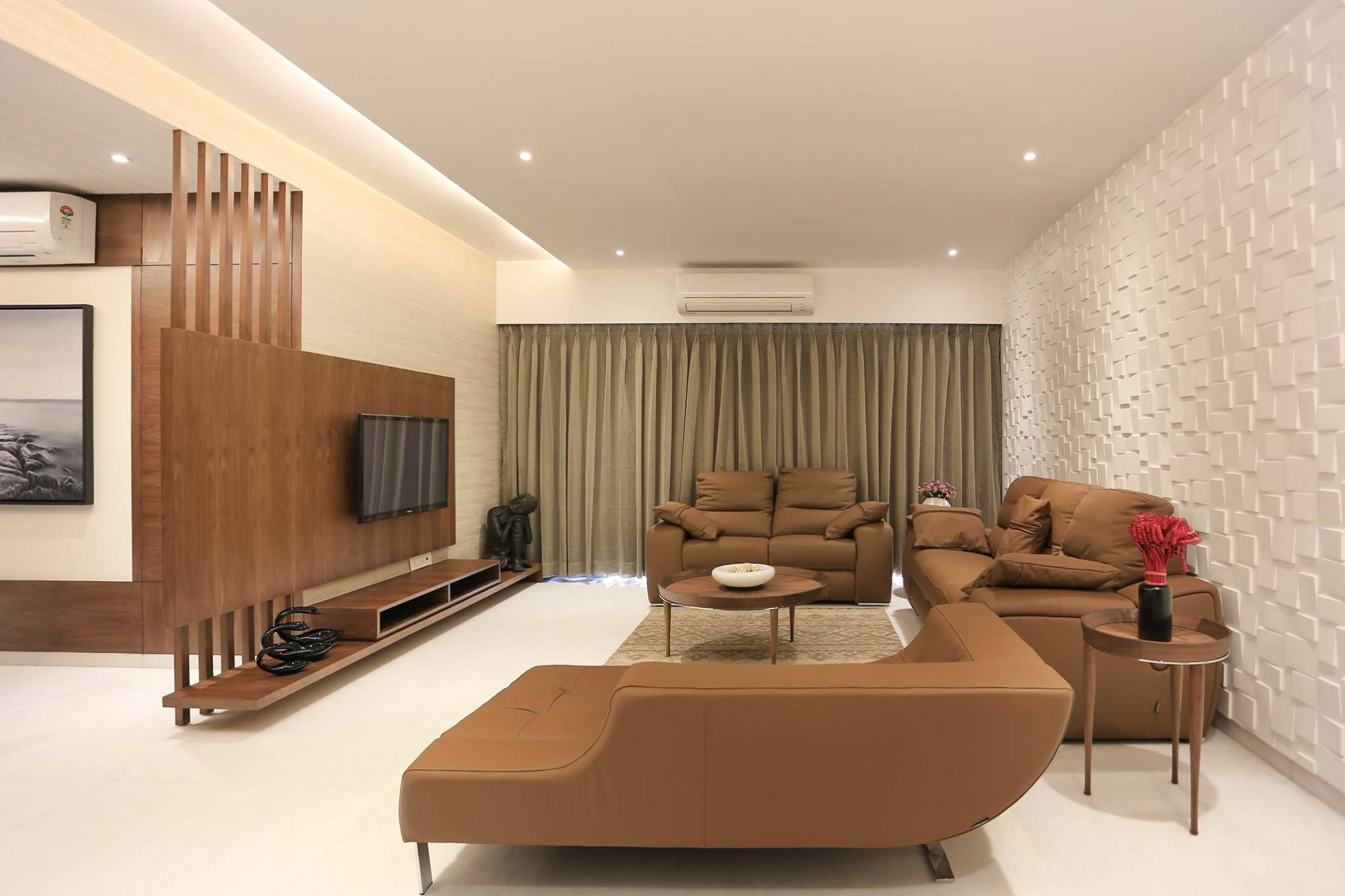 Beautiful 4 Bhk Sample Flat Living Room | Interior Design Living Room ... regarding Flat Interior Design Ideas