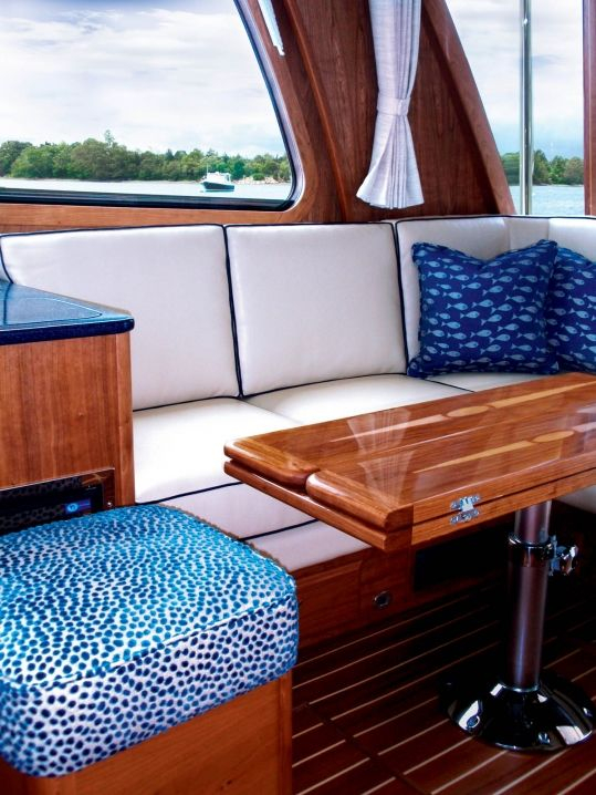 Beautiful And Comfortable Boat Interior Designs To Make Your Mouth ... in The Art of the Nautical Interior Designing Your Dream Yacht