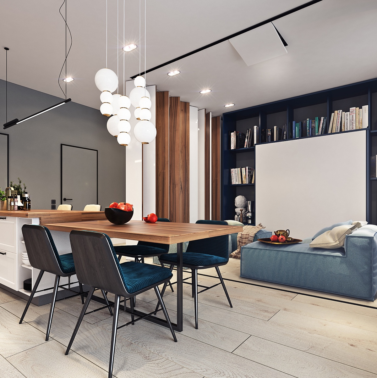 Beautiful Studio Apartment Designs Combined With Modern And Chic Decor ... with regard to Modern Flat Interior Design Ideas