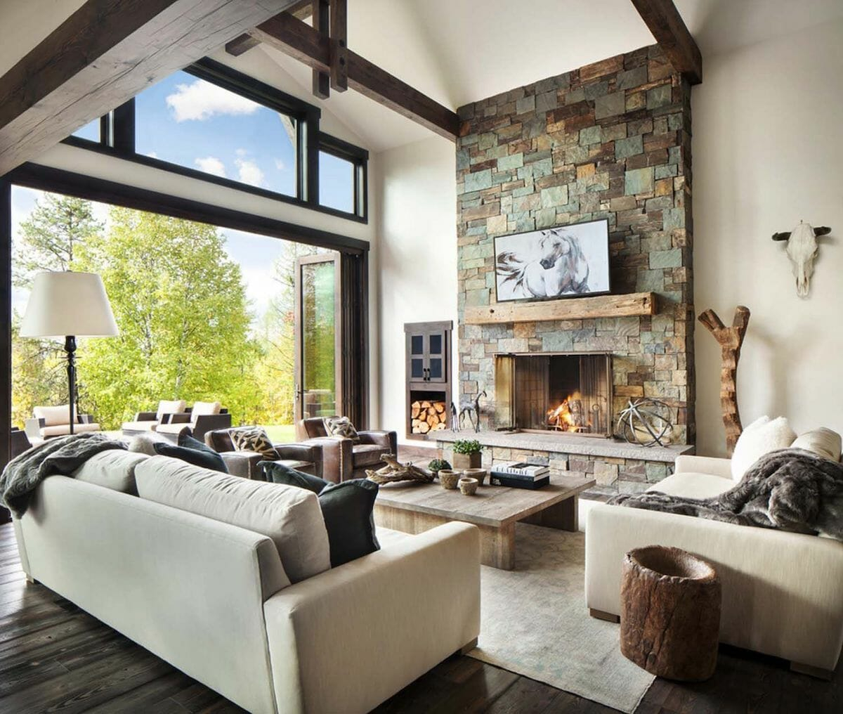 Before &amp;Amp; After: Modern Cabin Interior Design Makeover - Decorilla ... intended for Transform Your Cabin with These Inspiring Design Ideas