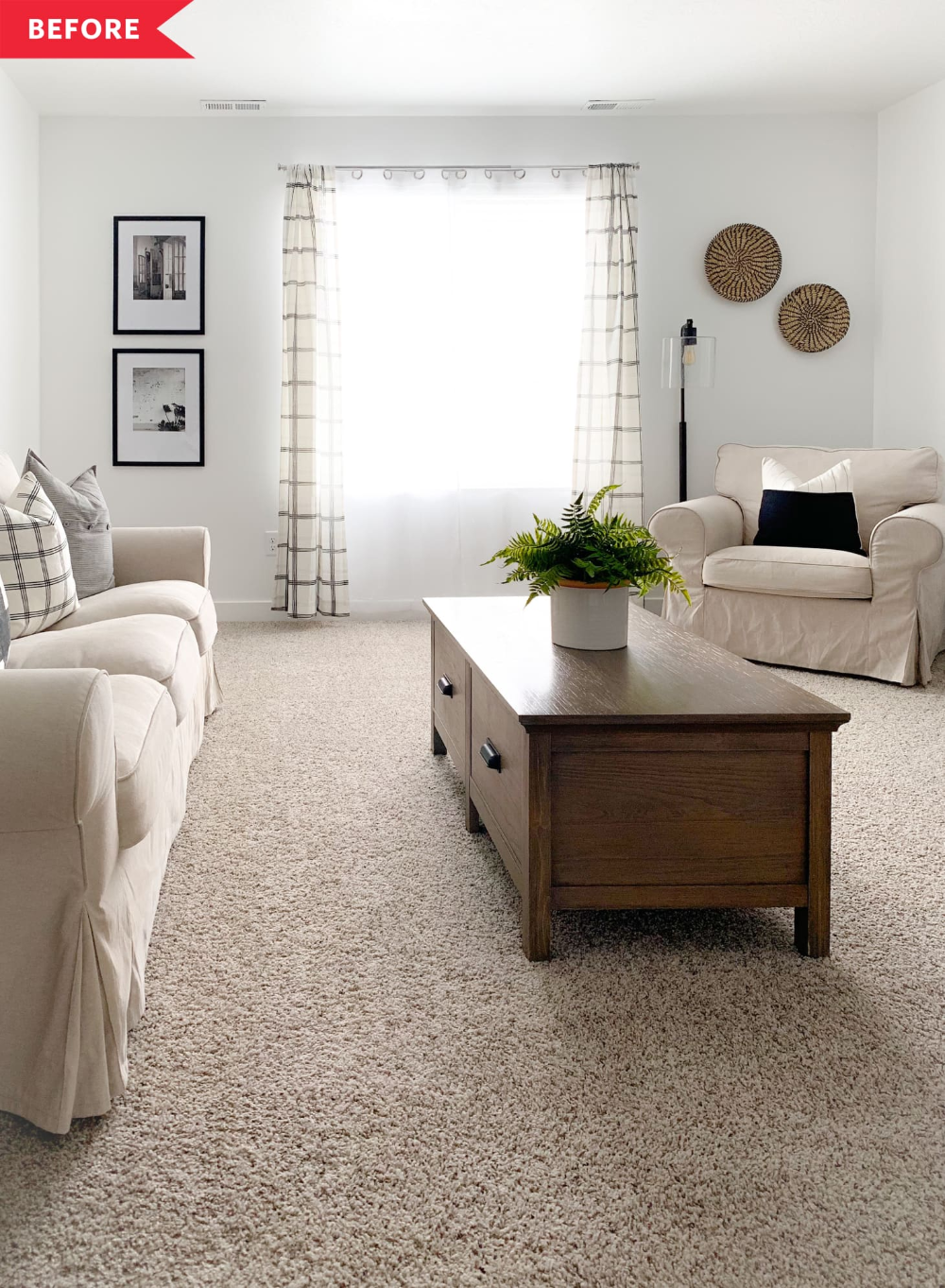 Elevating Your Beige Carpet Living Room with Smart Decor Choices