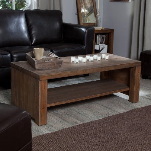 Belham Living Brinfield Rustic Solid Wood Occasional Table Collection ... inside Bringing Rustic Elegance Home with the Belham Living Brinfield Coffee Table