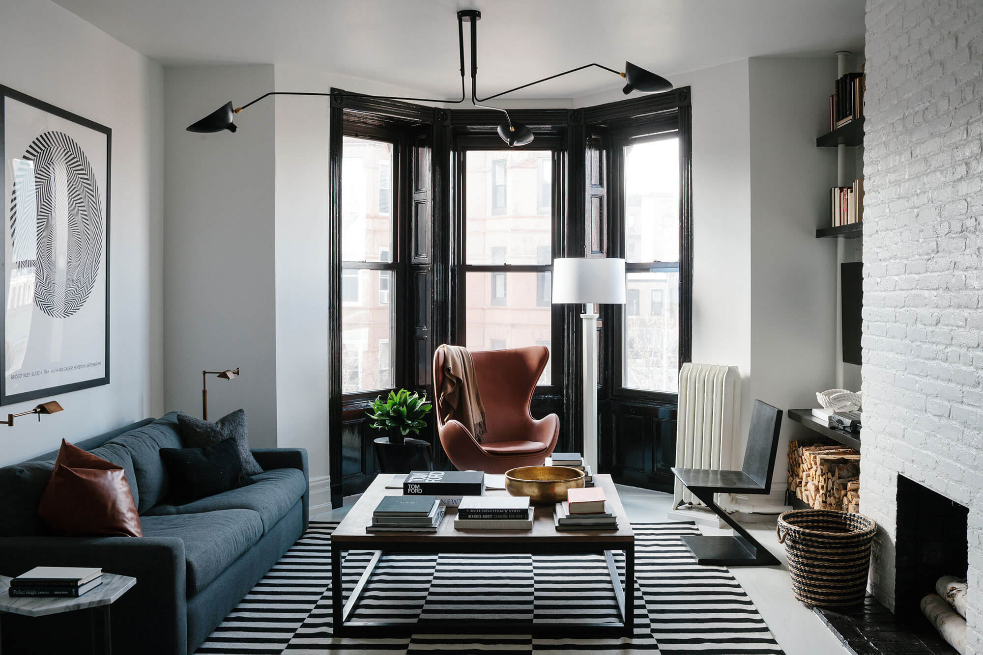 Black And White Interior Design Ideas: Modern Apartment By ... for Black And White Interior Design Ideas
