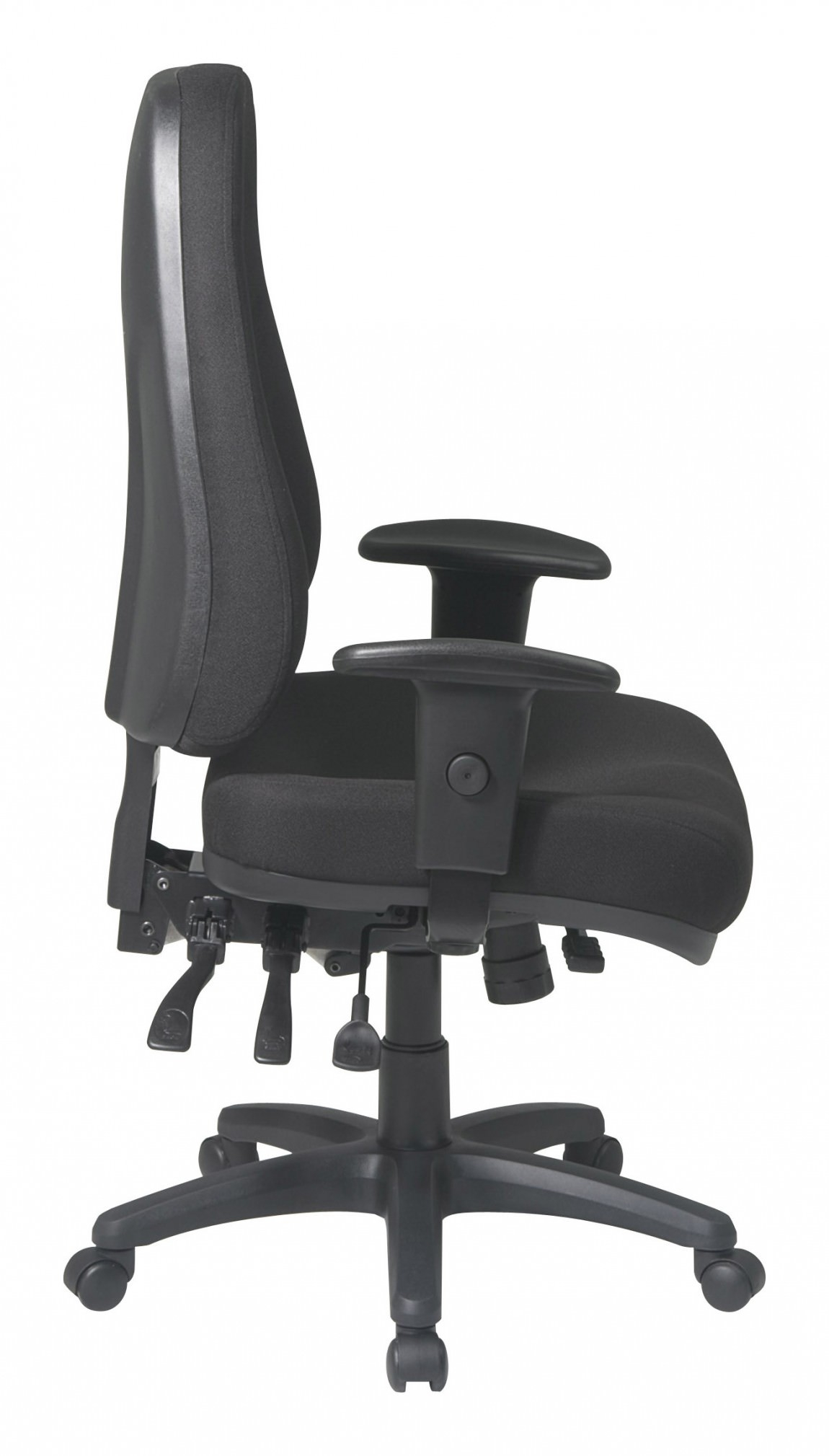 Black High Back Ergonomic Office Chair | Work Smart By Office Star Products within Sit Smarter Discover the Ergonomic Office Chair Difference