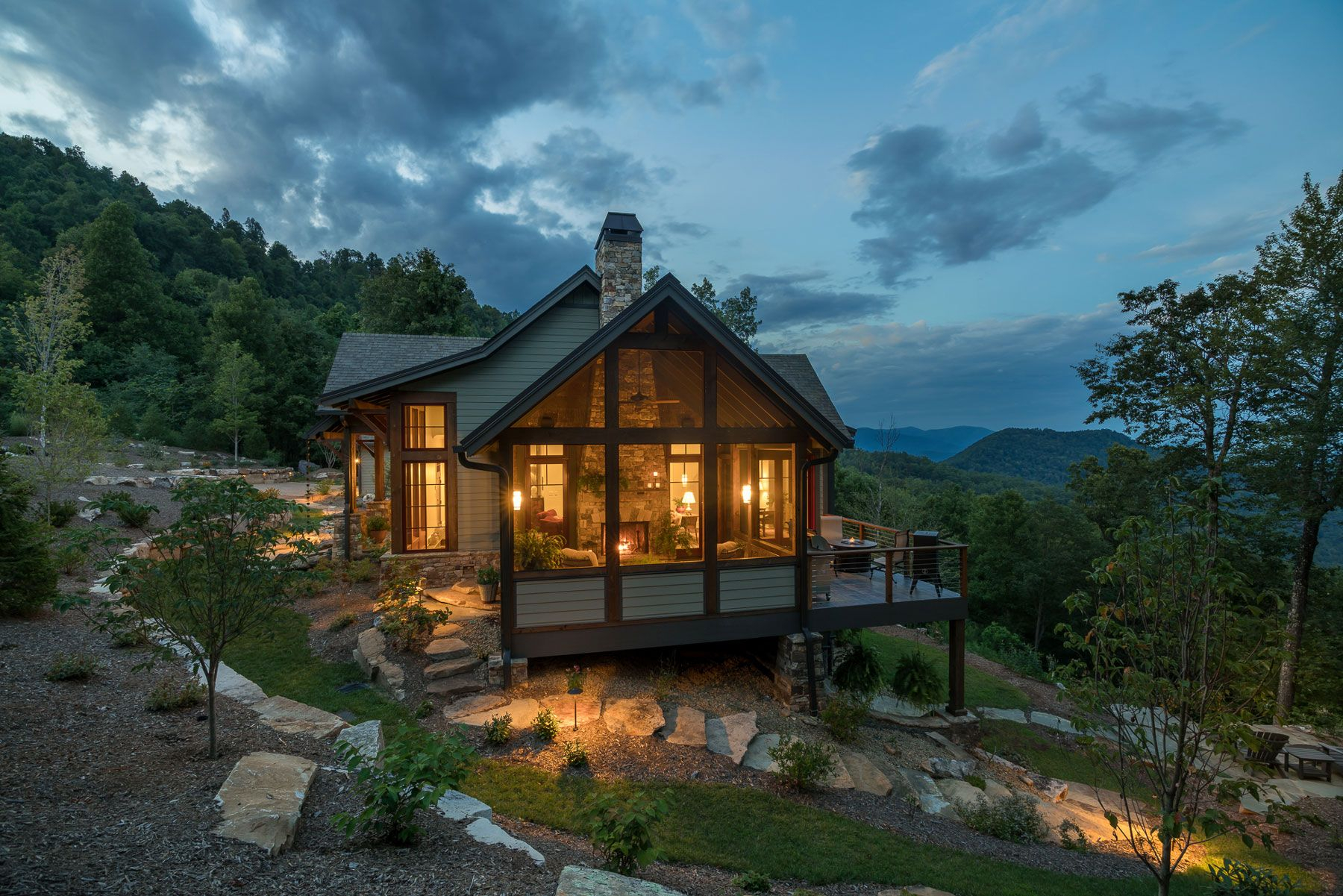 Black Mountain Rustic Modern Farmhouse | Acm Design Architecture ... throughout Mountain Home Design Ideas