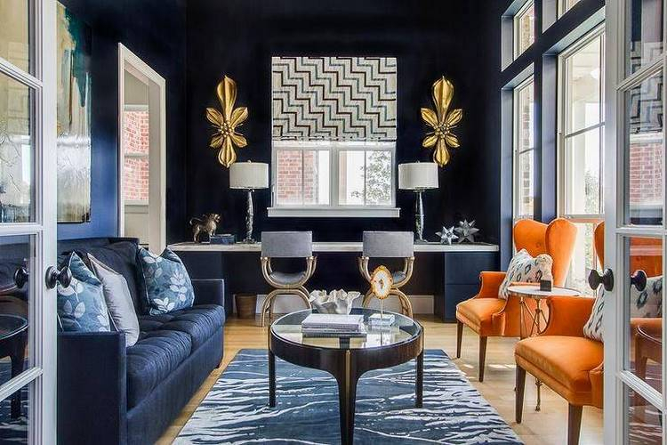 Blue And Gold Interior Design Ideas – Add A Touch Of Glamour To Your Home with