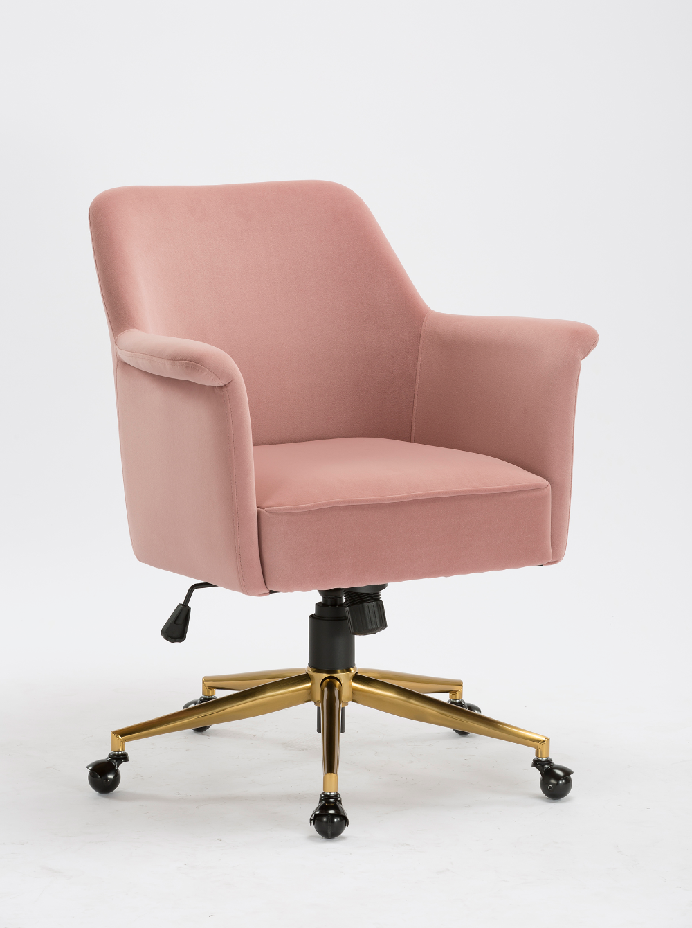 Blush Pink Office Chair 6 Images - Modernchairs throughout Beyond Aesthetics How Pink Office Chairs Can Boost Your Mood