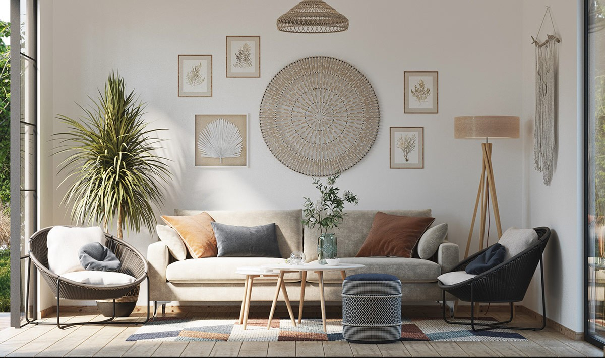 Breathing In Nature &amp;Amp; Peace With Scandi-Boho Interiorsinterior Design ... pertaining to Creating Calm Finding Your Peace with Scandi Interior Design