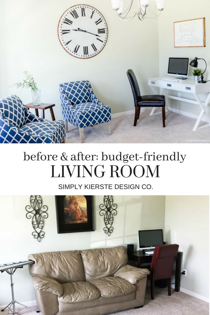 Budget-Friendly Living Room Makeover: Before &amp;Amp; After | Budget Friendly ... for