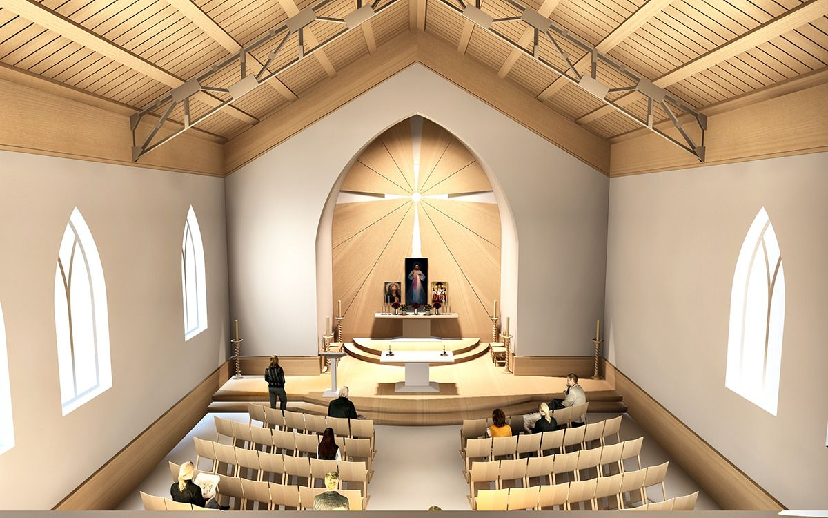 Catholic Church On Behance | Church Interior Design, Church Design ... in A Place for Everyone Crafting Welcoming and Functional Church Interiors