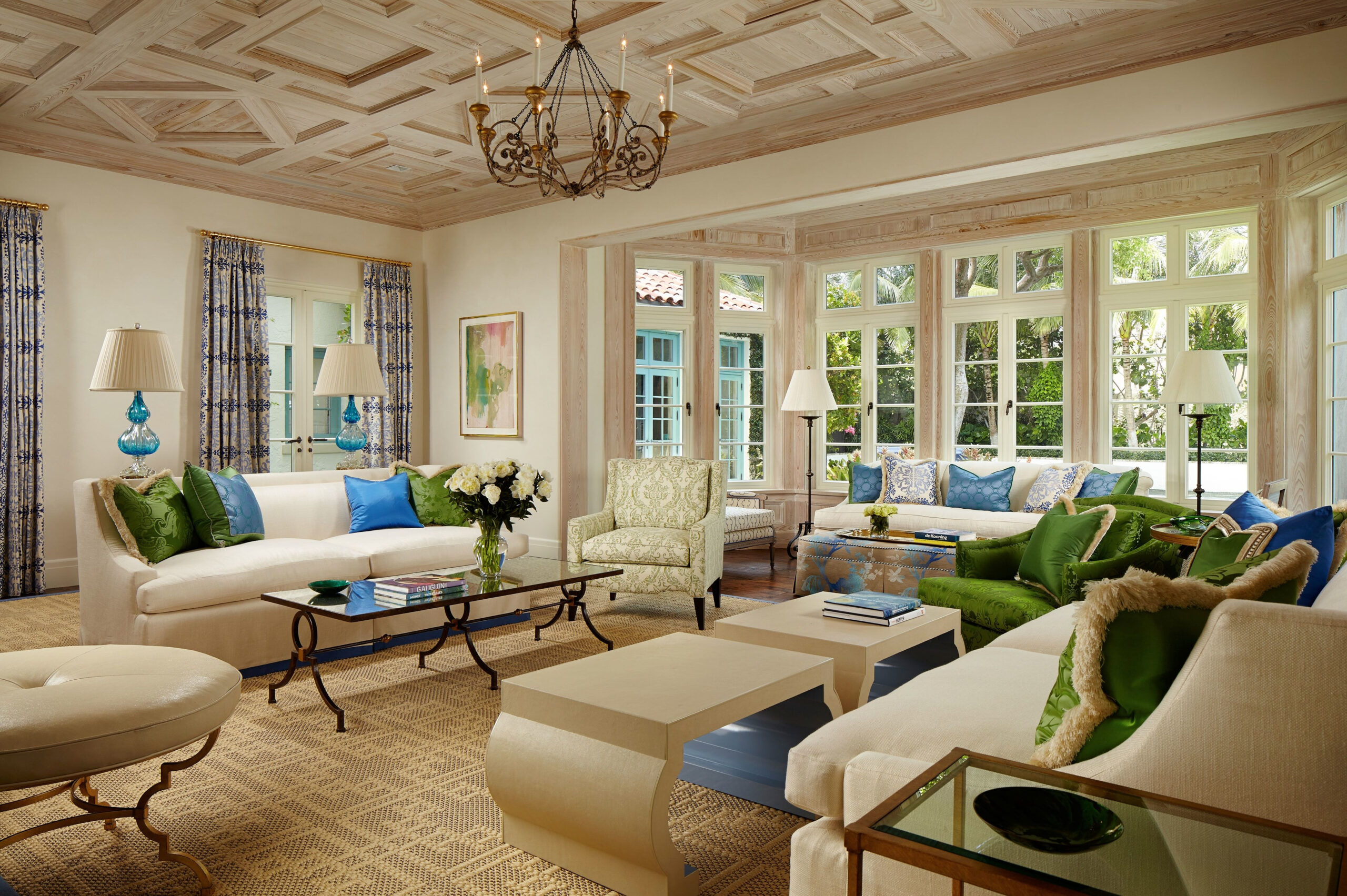Chic, Sunny Florida Homes - Chairish Blog | Beach Living Room Design ... regarding The Art of Florida Living Bringing the Outdoors In Through Design
