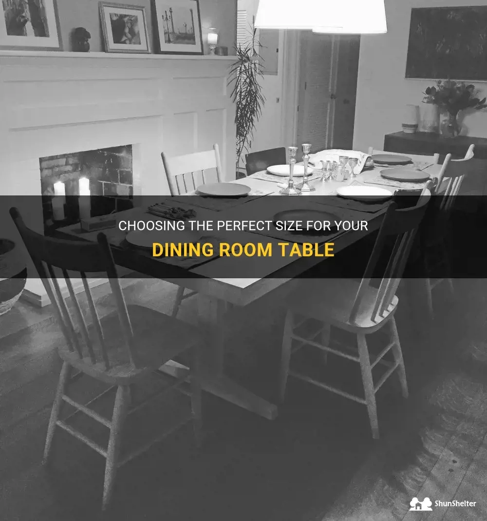 Choosing The Perfect Size For Your Dining Room Table | Shunshelter with