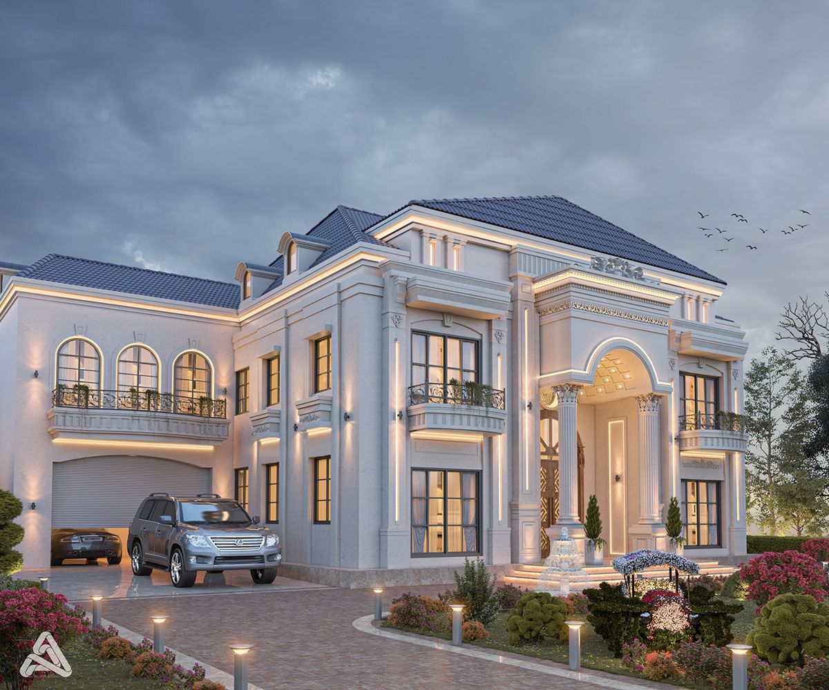 Classic Exterior Design On Behance | House Designs Exterior, Classic ... within Classic Home Design Ideas