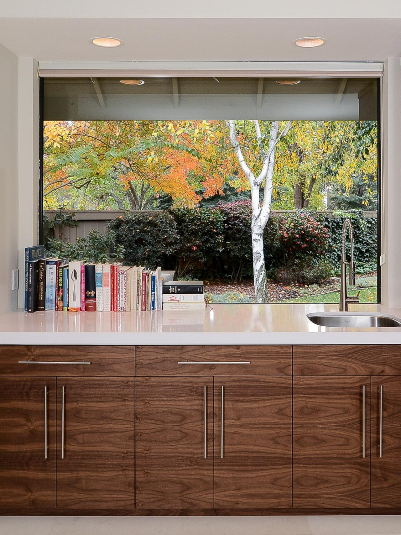 Contemporary Kitchen Window Treatments + Hgtv Pictures | Kitchen Ideas ... in Elevate Your Kitchen Design with These Contemporary Window Treatments