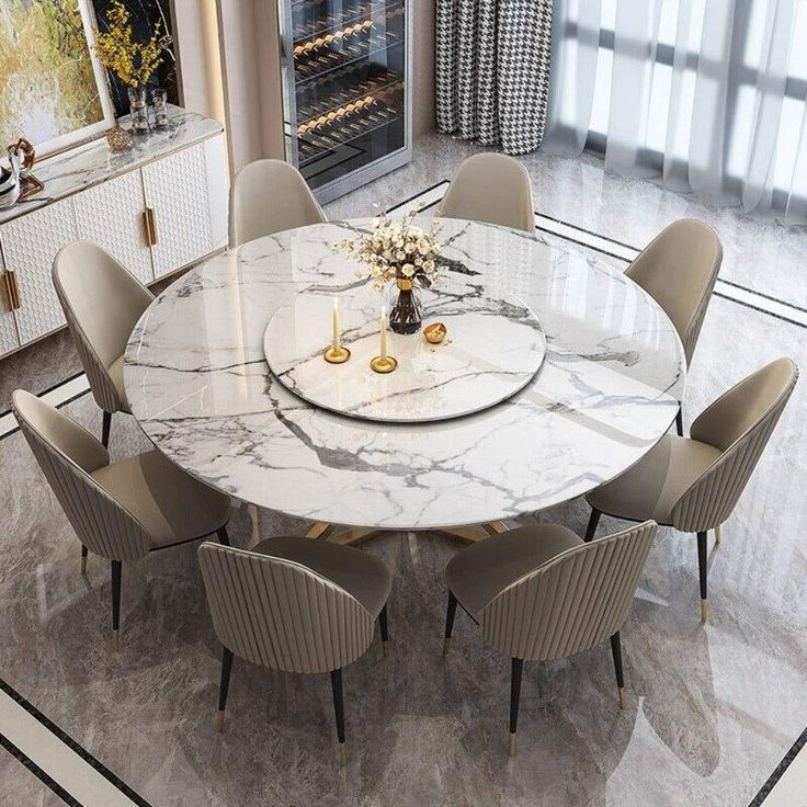 From Classic to Contemporary Round Marble Dining Tables Explained