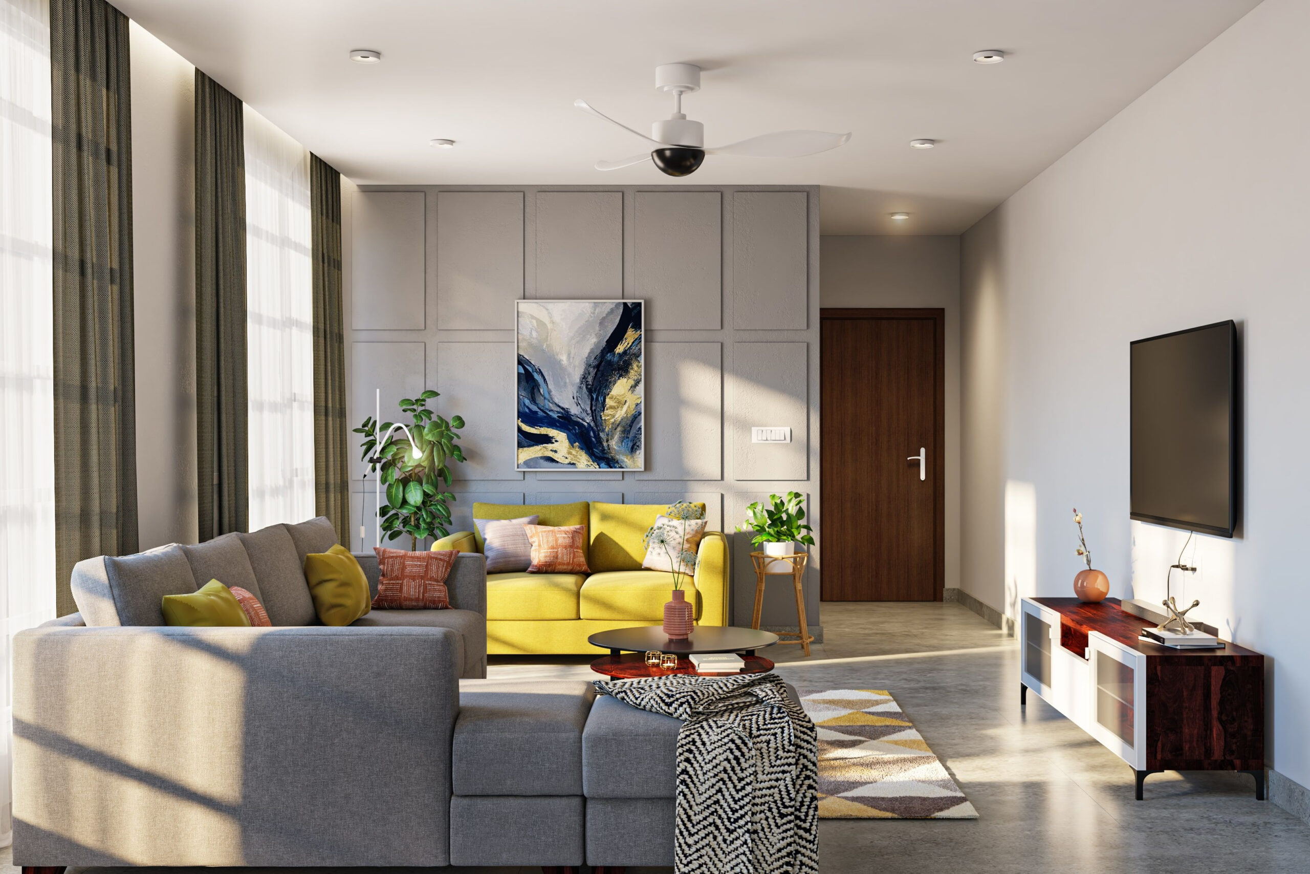 Cool Family Room Design pertaining to