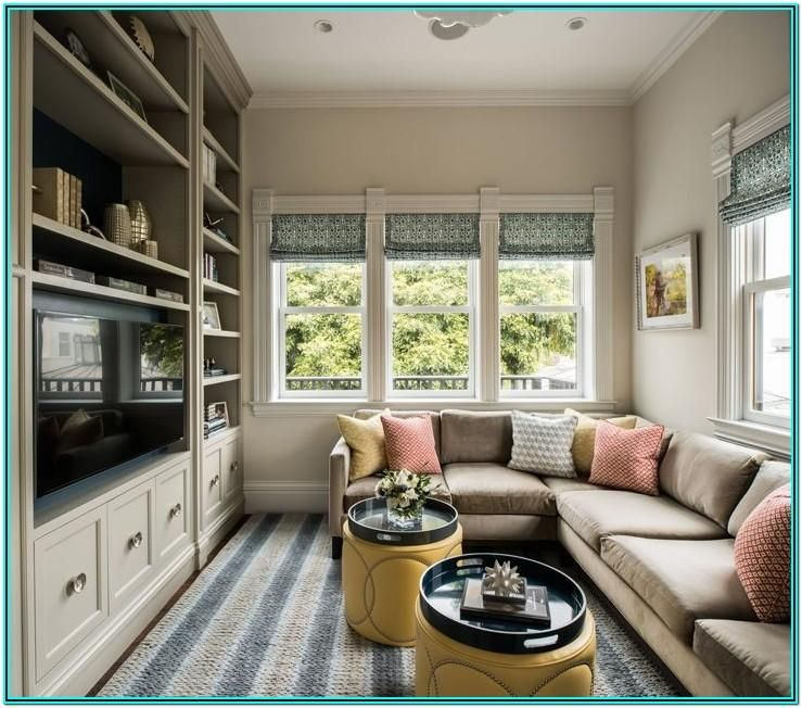 Clever Solutions for a Cozy and Chic Small Living Room TV Area