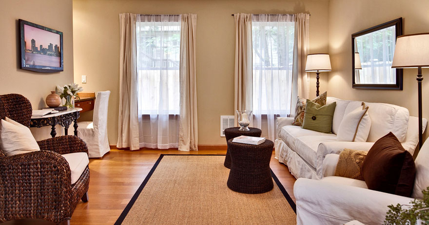 Cozy Bungalow House With Simple Elegant Interiors throughout