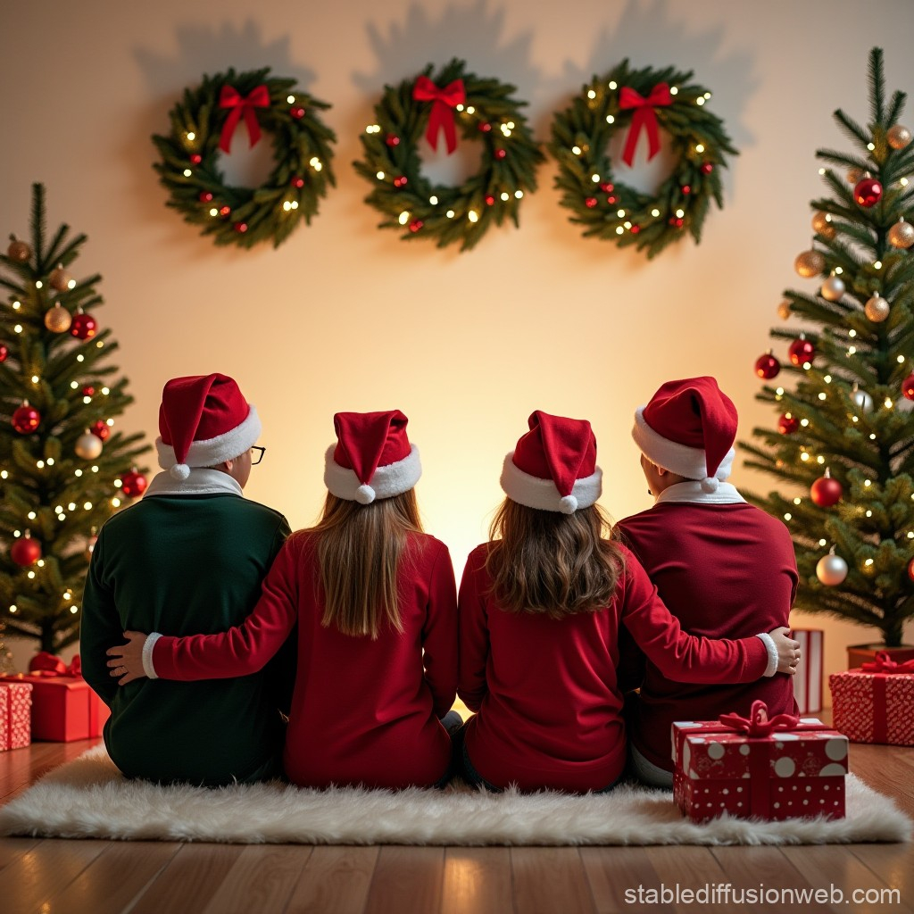Cozy Christmas Home Gathering | Stable Diffusion Online with regard to From Spontaneous Gathering to Cozy Retreat Your Christmas Kitchen Awaits