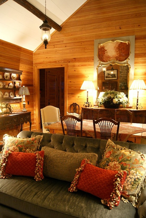 Cozy Mountain Retreat In Traditional Style - Digsdigs with