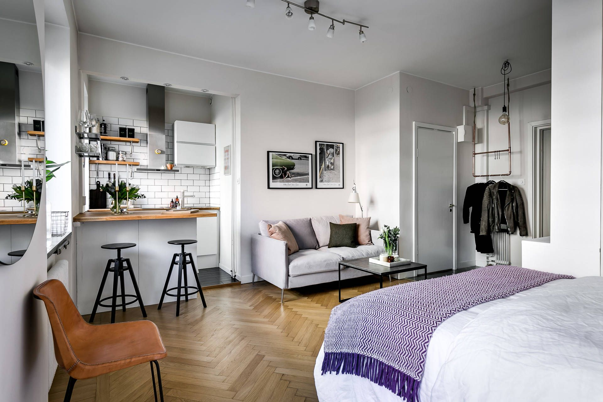 Cozy One-Room Apartment In Perfect Style | Apartment Bedroom Decor ... throughout 1 Bedroom Apartment Interior Design Ideas