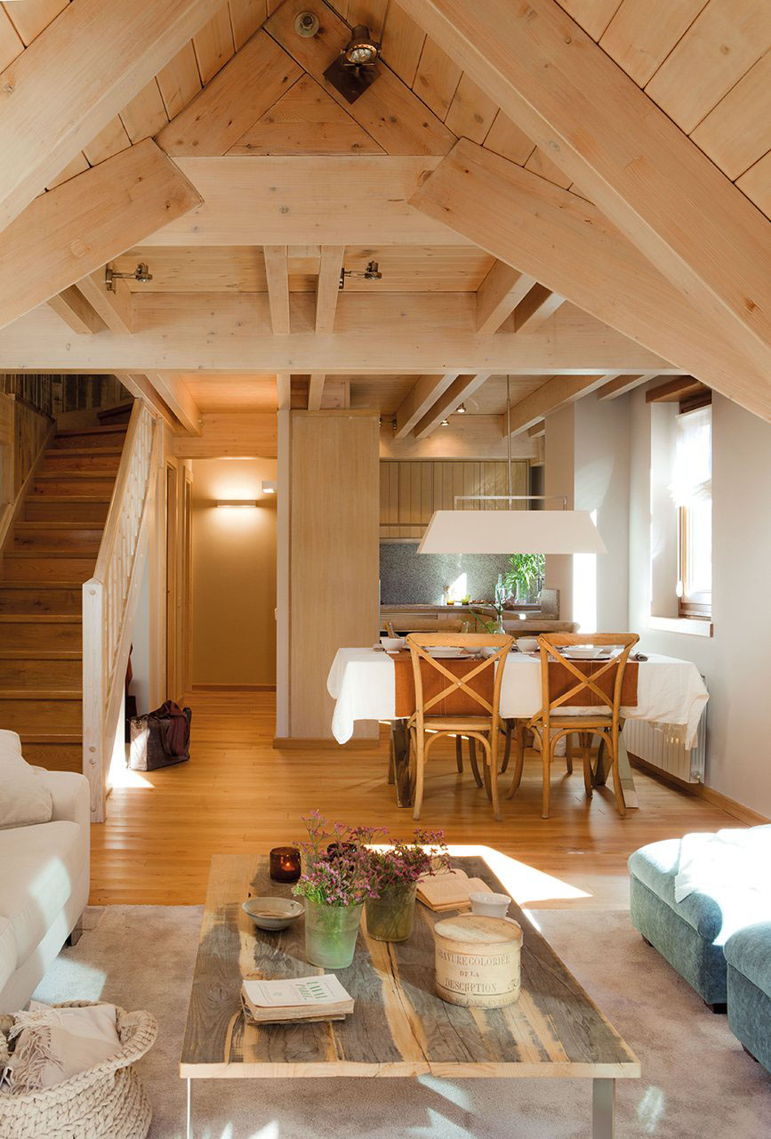 Cozy Rustic Mountain Retreat With A Contemporary Twist | Idesignarch ... with