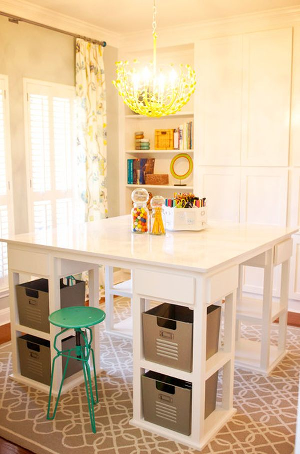 Craft Table Ideas With Storage Attempting To Organize Your Creativity pertaining to Crafting Your Gathering Place Building a Dining Room Table That Tells a Story