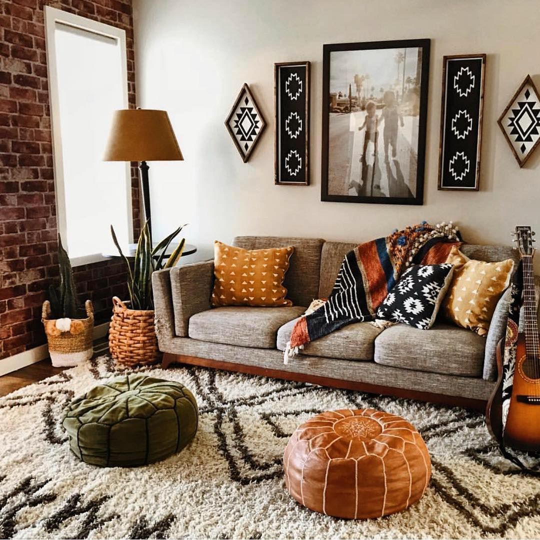 Create An Aesthetic Living Room With A Bohemian Interior Style - Homesfornh for