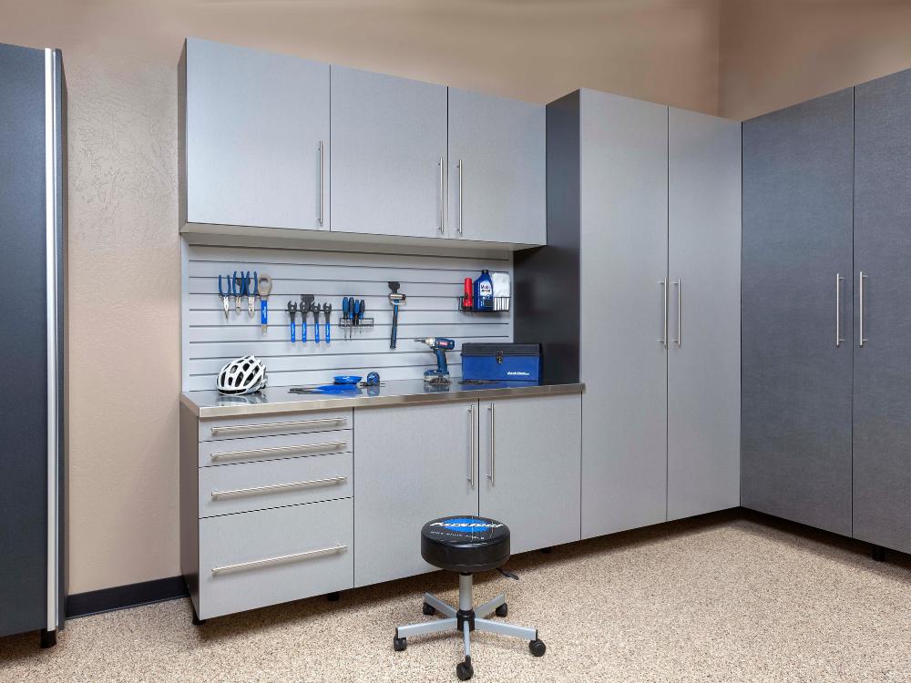 Create An Efficient &amp;Amp; Functional Work Space - Mountain Sky Closets ... pertaining to