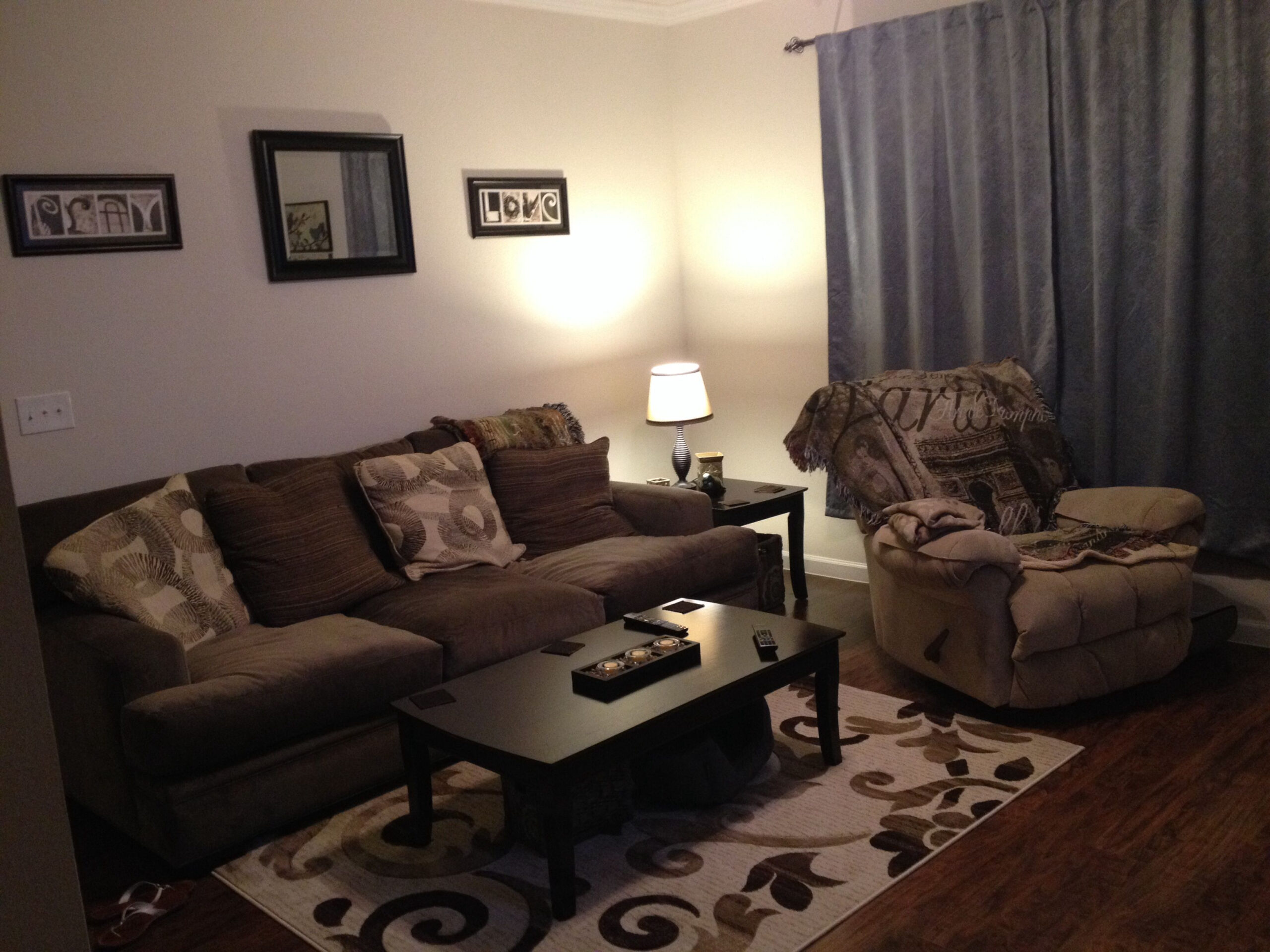 Dark Wood Furniture For Stylish Living Rooms regarding How to Style Your Living Room Around a Dark Wood Table