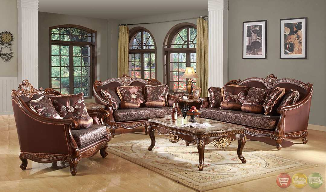 Dark Wood Living Room Furniture Set - Hode Design Ideas intended for Dark Wood Living Room Furniture