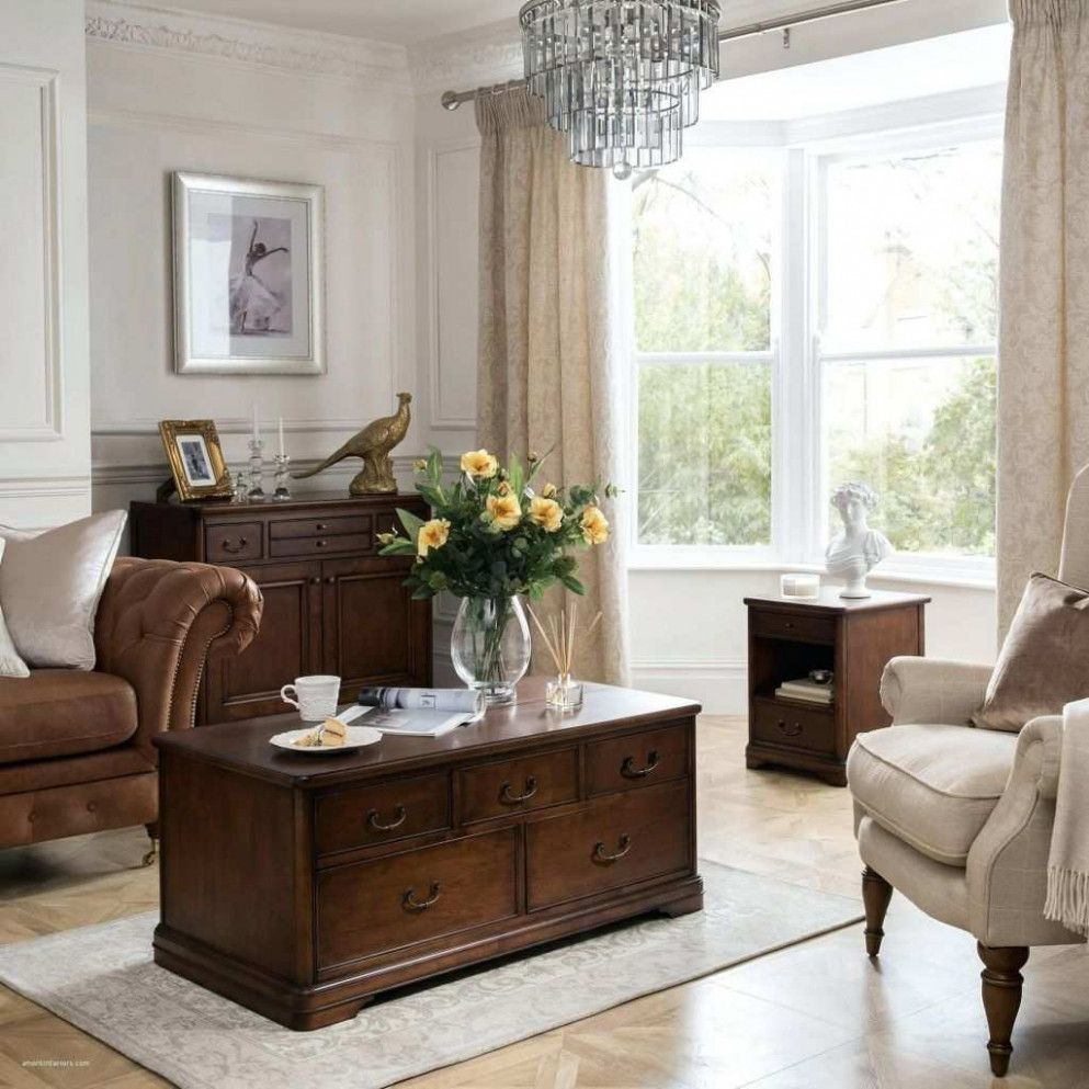 Dark Wood Living Room Tables - Wall Decoration with How to Style Your Living Room Around a Dark Wood Table