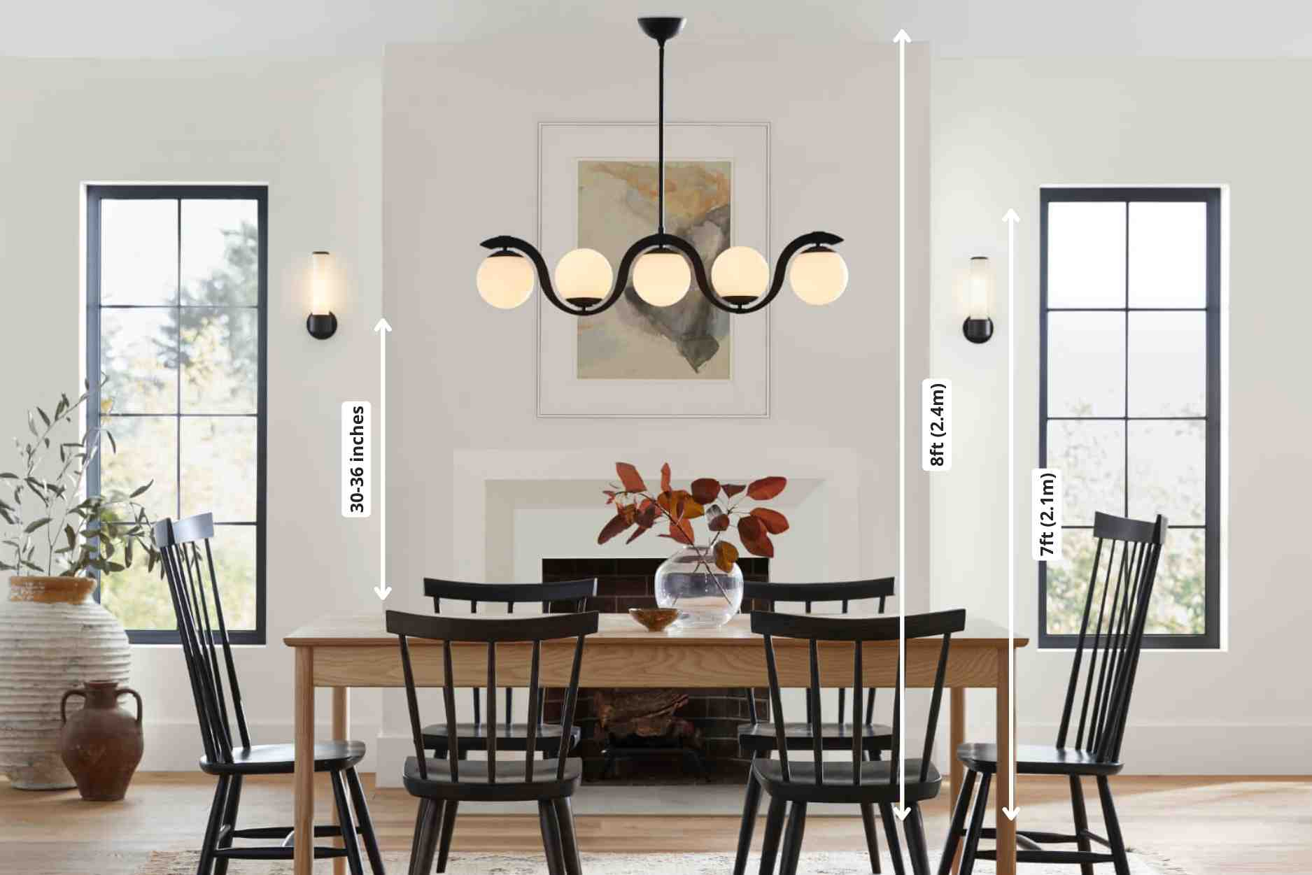 Dining Room Chandelier How High within Dining Room Chandelier Height A Visual Guide to Getting It Just Right