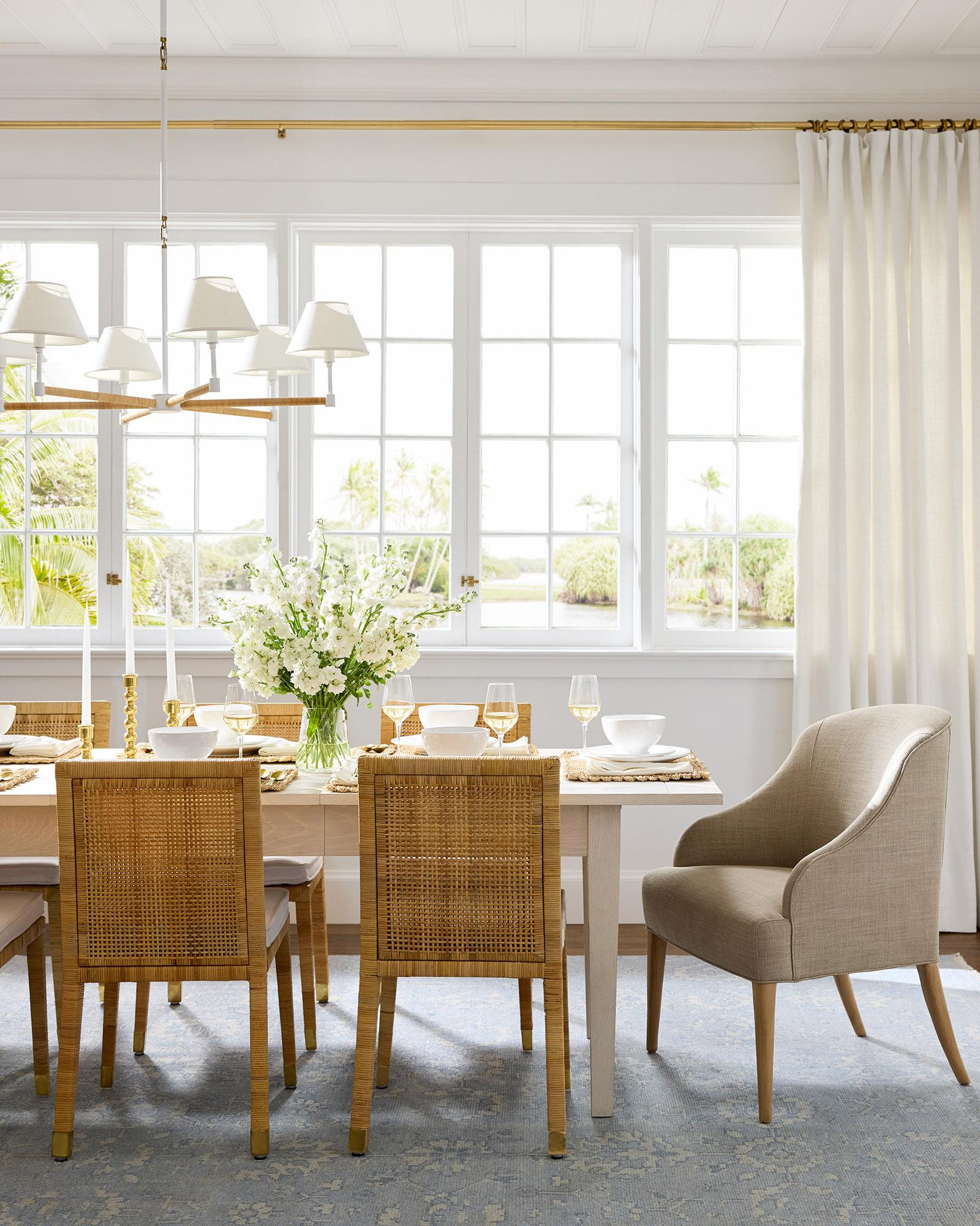 Dining-Room-Natural-Rattan-Chairs-Balboa-Beach-House-Table-Brand-X0198_Cv1 intended for Investing in Quality The Lasting Value of a Serena &amp;amp; Lily Dining Table