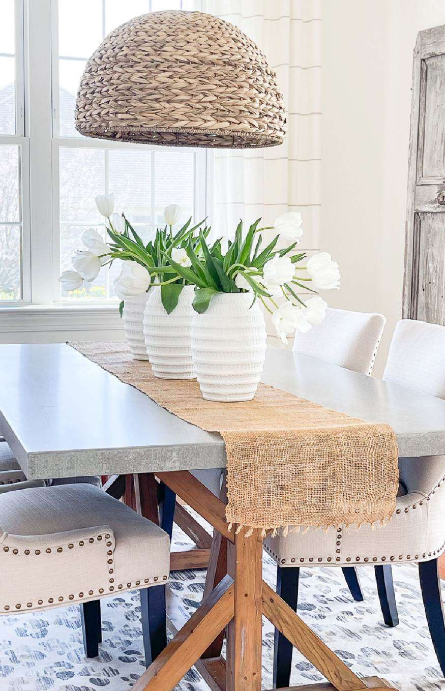 Dining Room Table Centerpiece with regard to