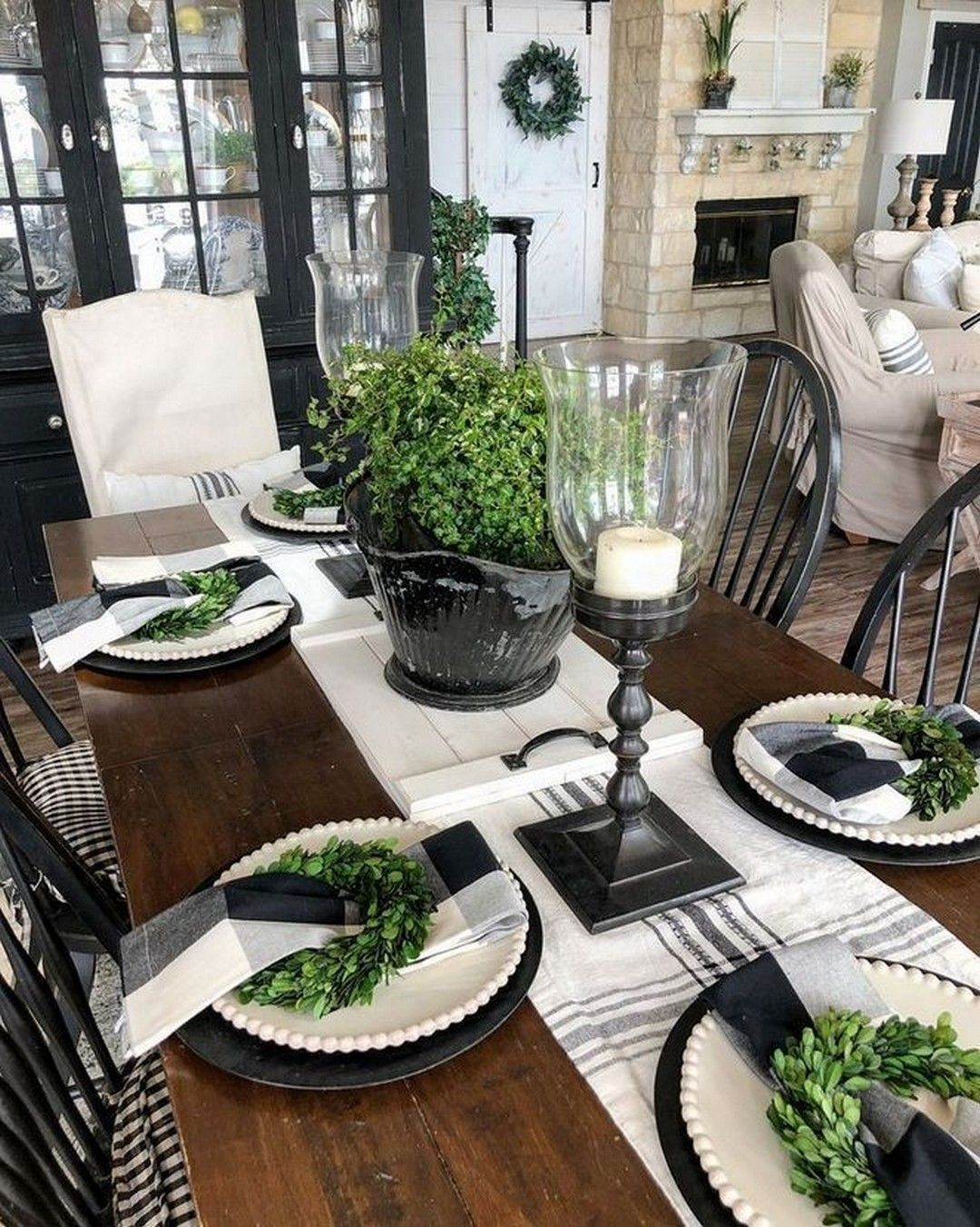 Dining Room Table Decor | Farmhouse Style Dining Room, Dining Room ... throughout Crafting Your Gathering Place Building a Dining Room Table That Tells a Story