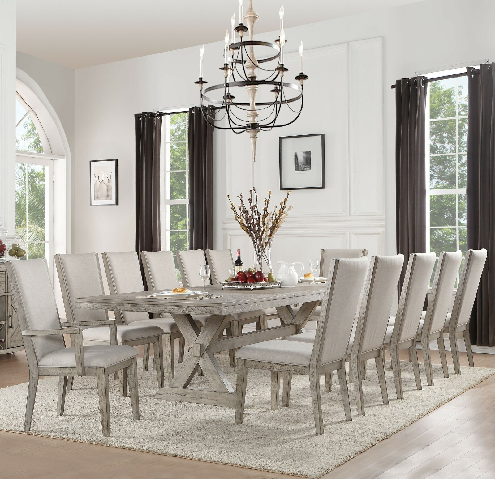 Dining Room Tables That Seat 12 - Foter within Creating a Welcoming Atmosphere with a 12-Chair Dining Room Ensemble