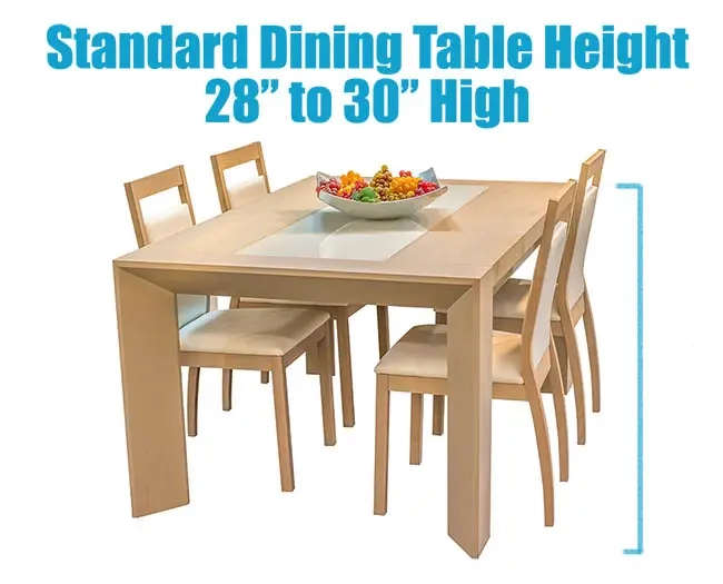 Dining Table Dimensions (Size Guide) - Designing Idea for