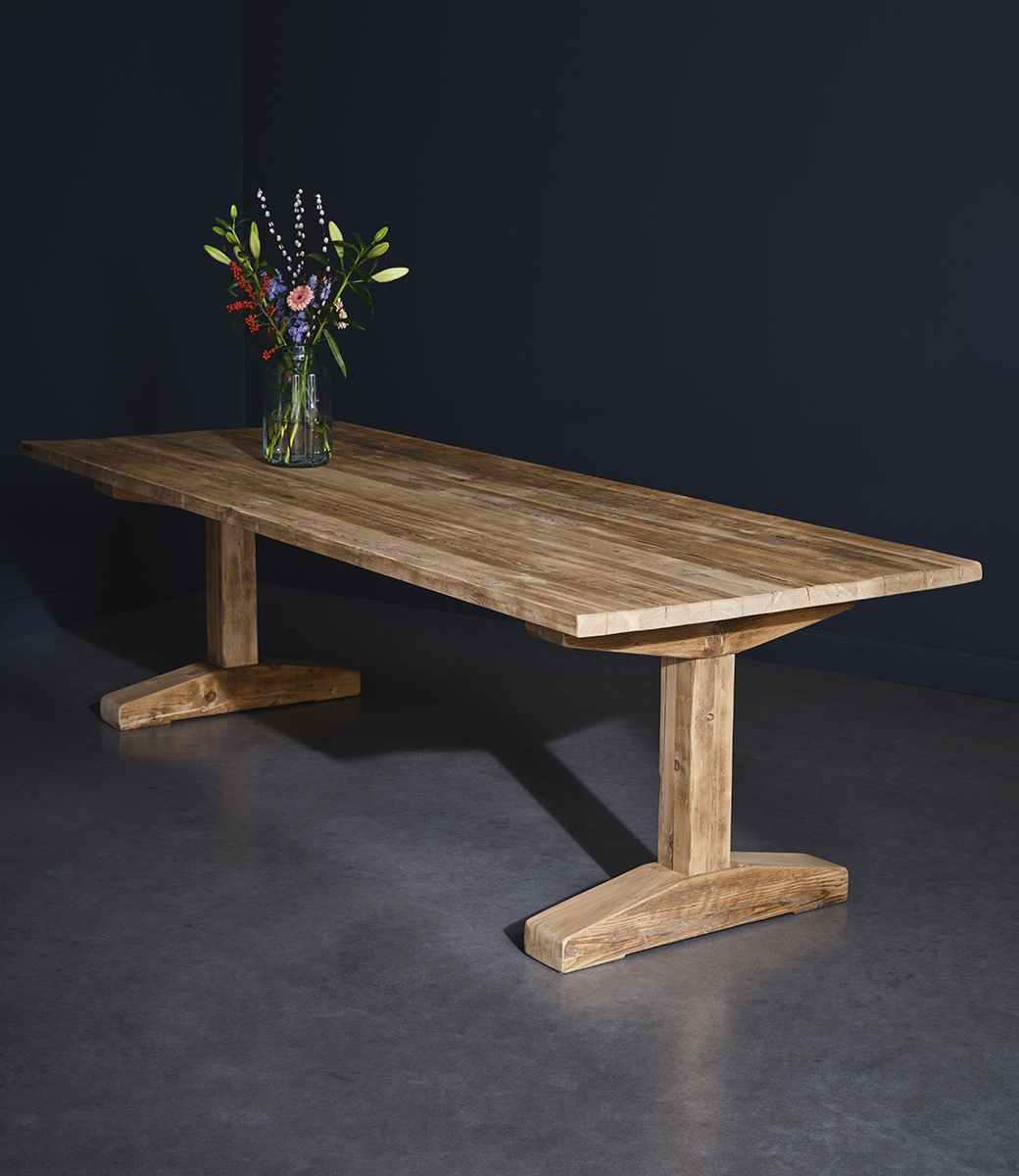 Dining Table Utrecht - Robust Old Wood - Competitively Priced - Oldwood ... intended for