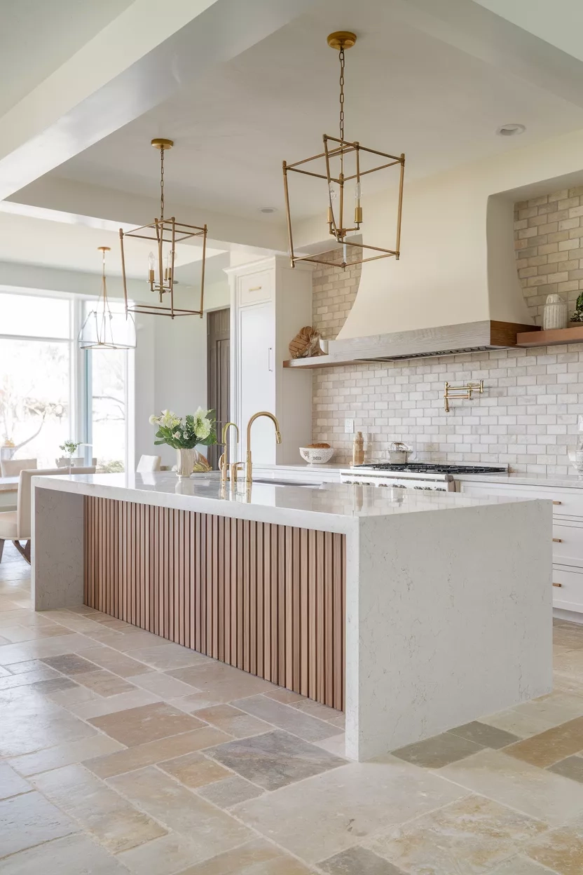 Discover 15 Modern Kitchen Island Ideas, From Sleek Waterfall Edges To ... intended for Harmonizing Style and Functionality in Modern Kitchen Furniture